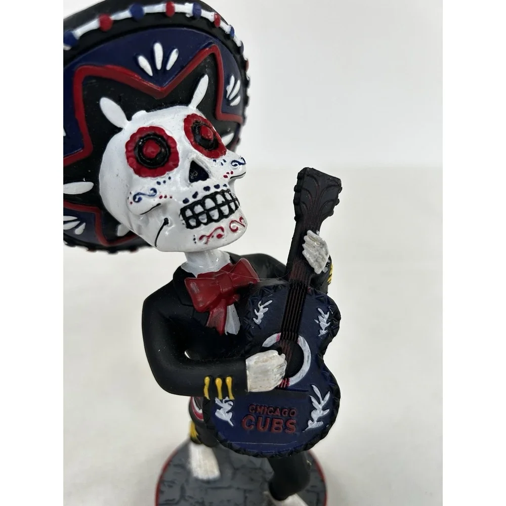 NIB Chicago Cubs Los Cubs MLB Baseball Multi-Color Sugar Skull Bobblehead